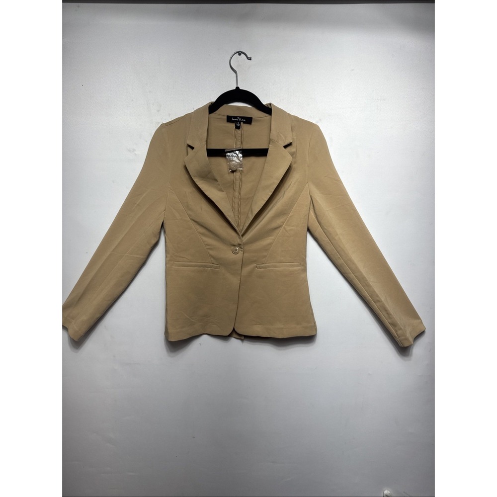 Tan Cropped Corduroy Jacket Women's Size Small- Love Tree‎
